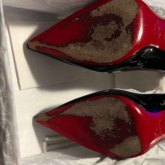 Christian Louboutin Black Heels Kate 85mm Patent Leather - Picture 5 of 6